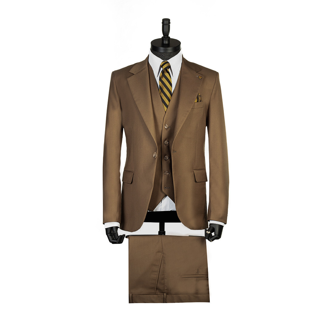 کت شلوار مردانه یقه انگلیسی 1184 - Thumbnail 1